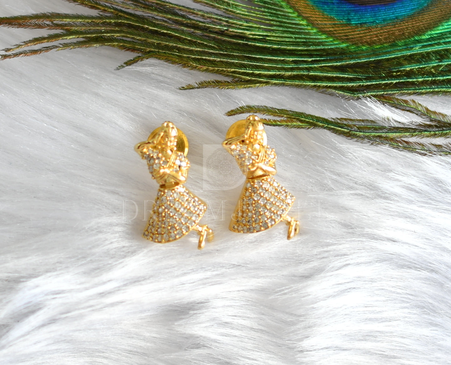 Buy 22k gold earrings designs with price | Kalyan Jewellers